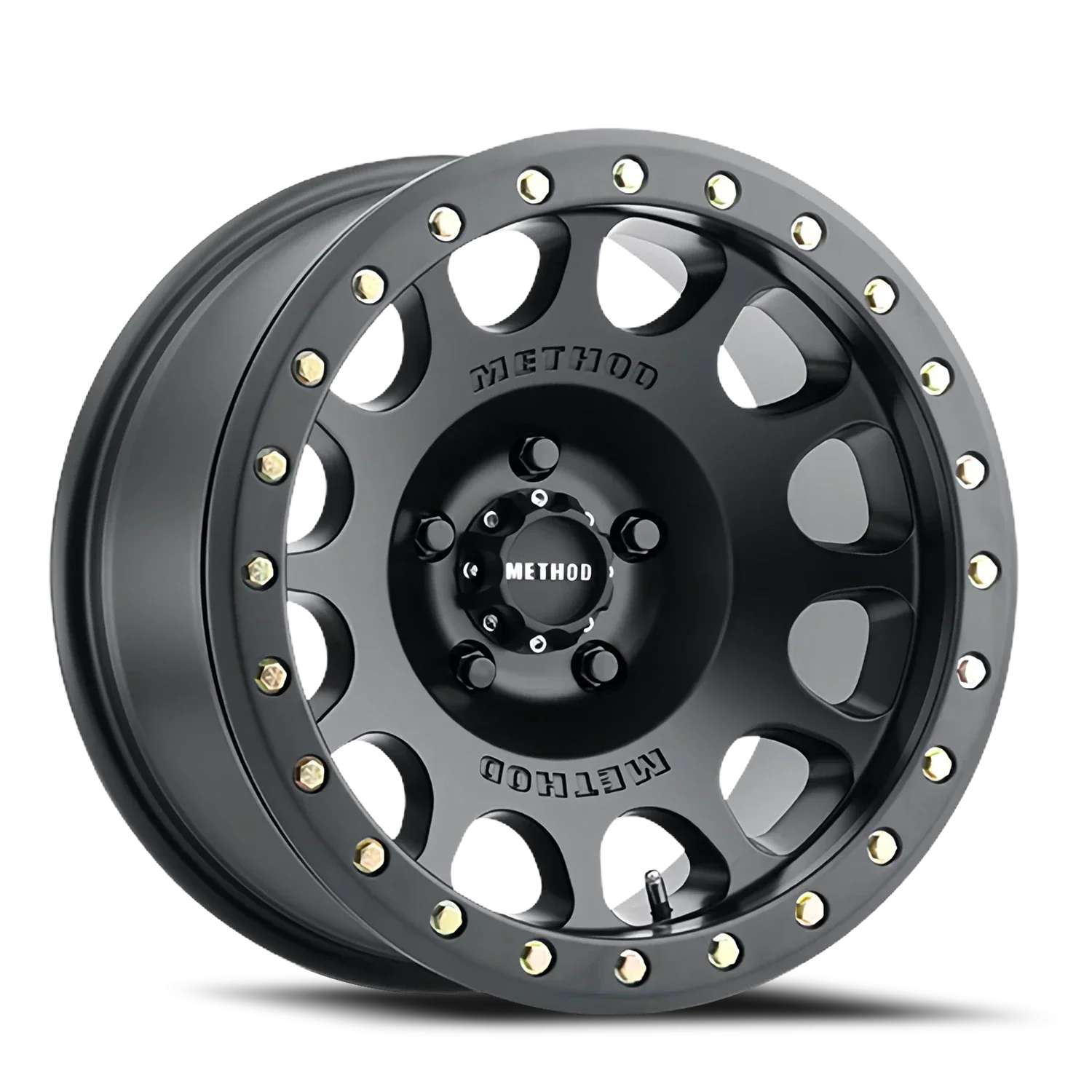 Method 105 17x9 5x127 (5x5) -38mm Beadlock Matte Black MR10579050538B