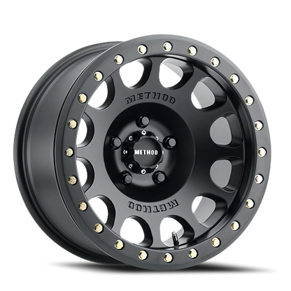 Method 105 17x8.5 5x139.7 (5x5.5) 0mm Beadlock Matte Black MR10578555500B