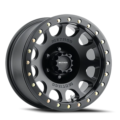 Method 105 17x9 6x139.7 (6x5.5) -38mm Beadlock Matte Black MR10579060538B