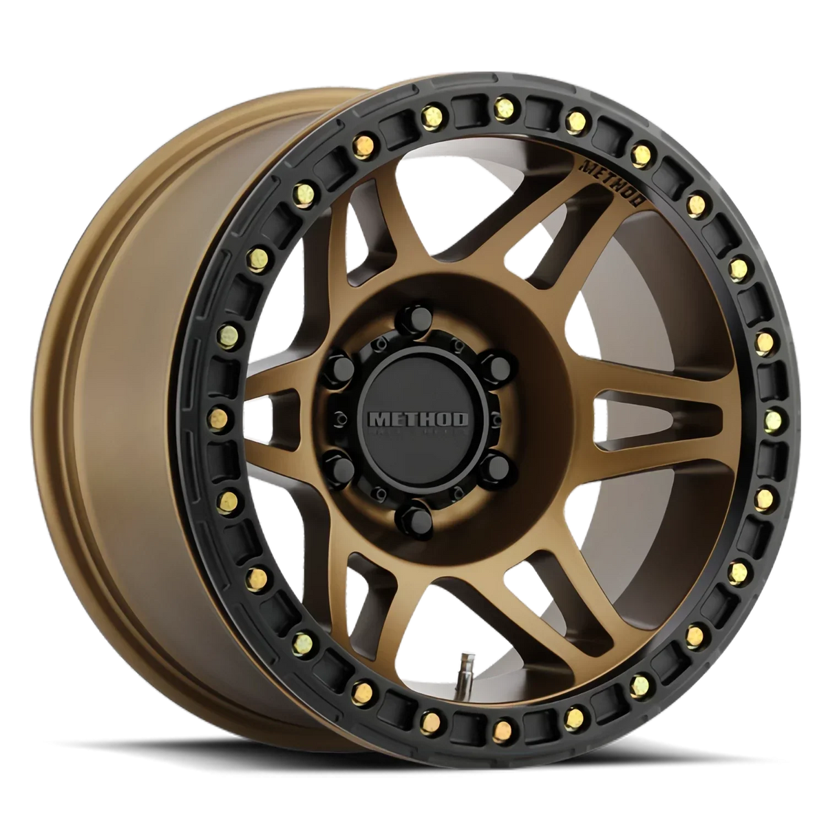 Method 106 17x9 5x127 (5x5) -44mm Beadlock Method Bronze MR10679050944B