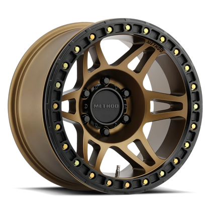 Method 106 17x9 5x127 (5x5) -44mm Beadlock Method Bronze MR10679050944B