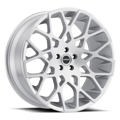 STRADA S59 BUCA 22X9.5 25MM 5X120 BRUSHED FACE SILVER | S59252025BFS
