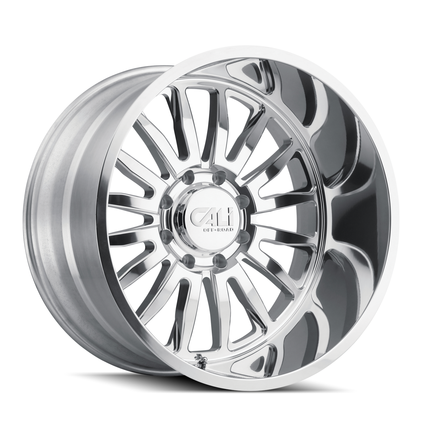 CALI OFF-ROAD SUMMIT 9110 20X12 -51MM 8x165.1 125.2MM POLISHED/MILLED SPOKES