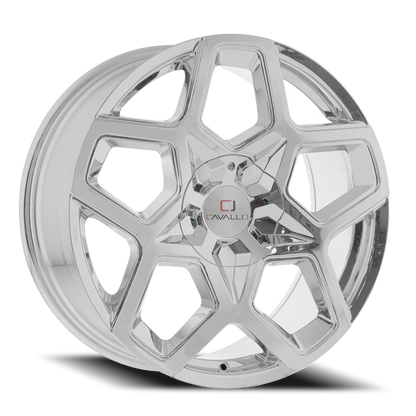CAVALLO CLV-25 22X8.5 38 5X112/5X114.3 NANO CHROME