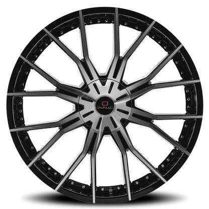 CAVALLO CLV-36 24X9 18 5X115/5X120 GLOSS BLACK & MACHINED