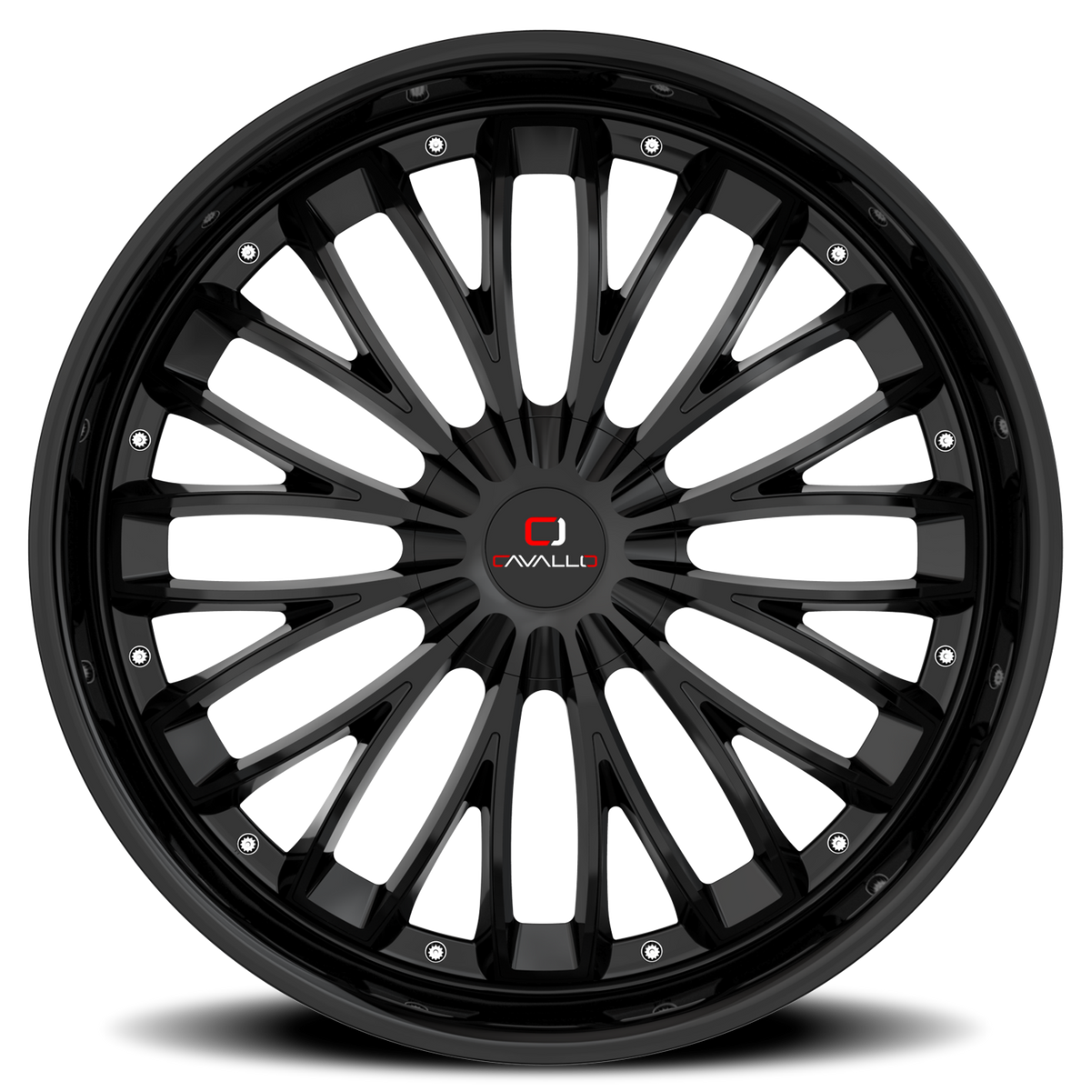 CAVALLO CLV-42 22X9.5 25 6X135/6X139.7 GLOSS BLACK