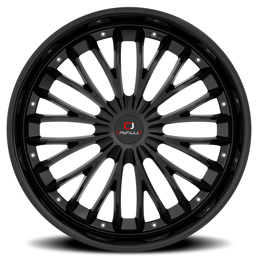 CAVALLO CLV-42 18X8 35 5X100/5X114.3 GLOSS BLACK