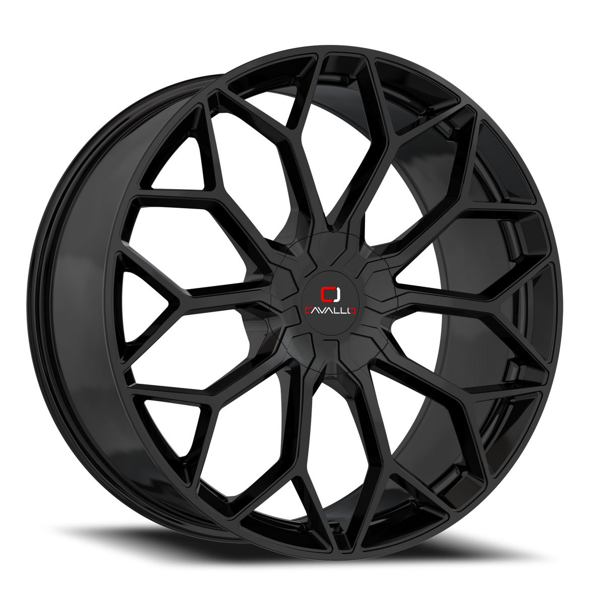 CAVALLO CLV-44 18X8 35 5X112/5X114.3 GLOSS BLACK