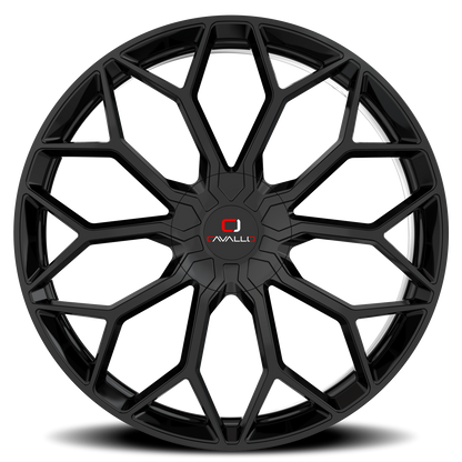 CAVALLO CLV-44 18X8 35 5X112/5X114.3 GLOSS BLACK
