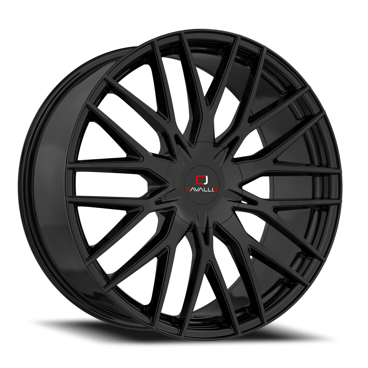 CAVALLO CLV-45 22X9.5 15 5X115/5X120 GLOSS BLACK