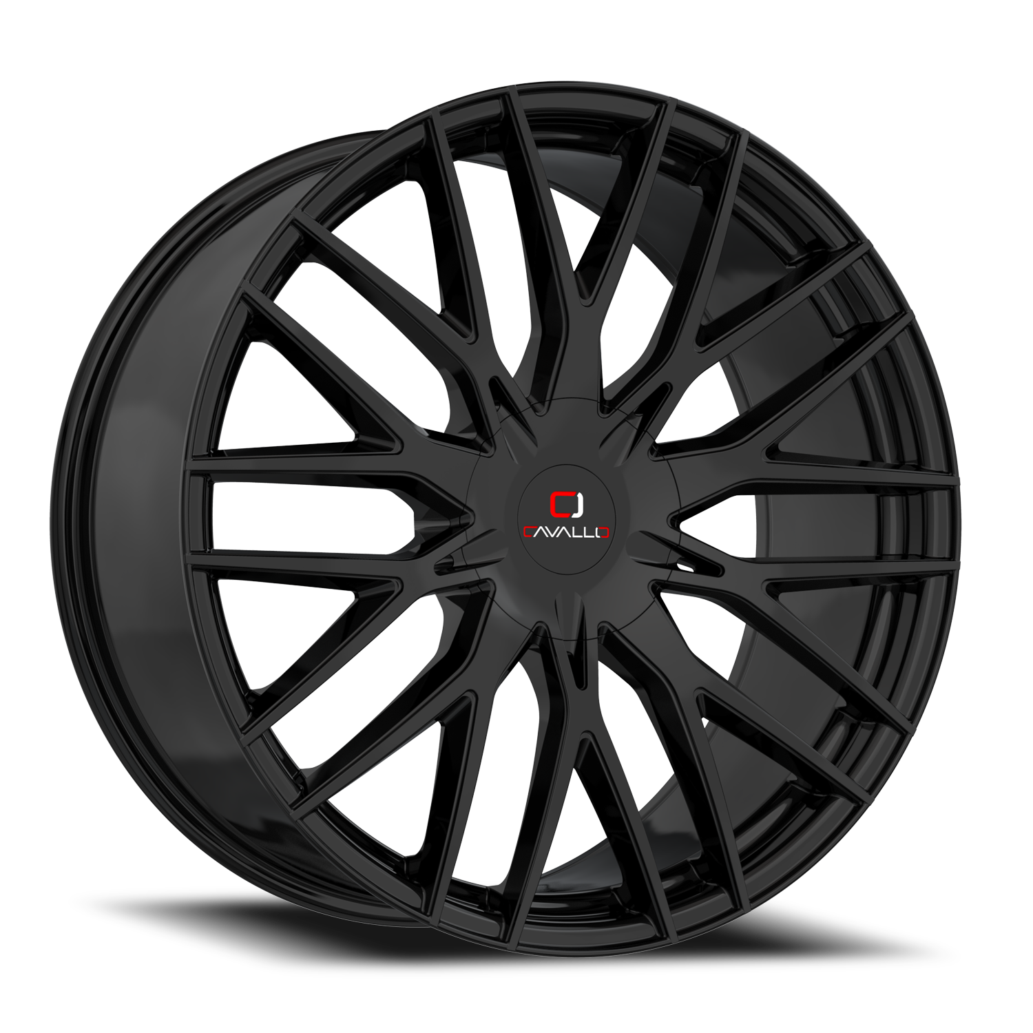 CAVALLO CLV-45 22X8.5 38 5X112/5X114.3 GLOSS BLACK