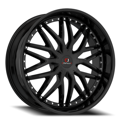 CAVALLO CLV-46 22X9.5 25 6X135/6X139.7 GLOSS BLACK