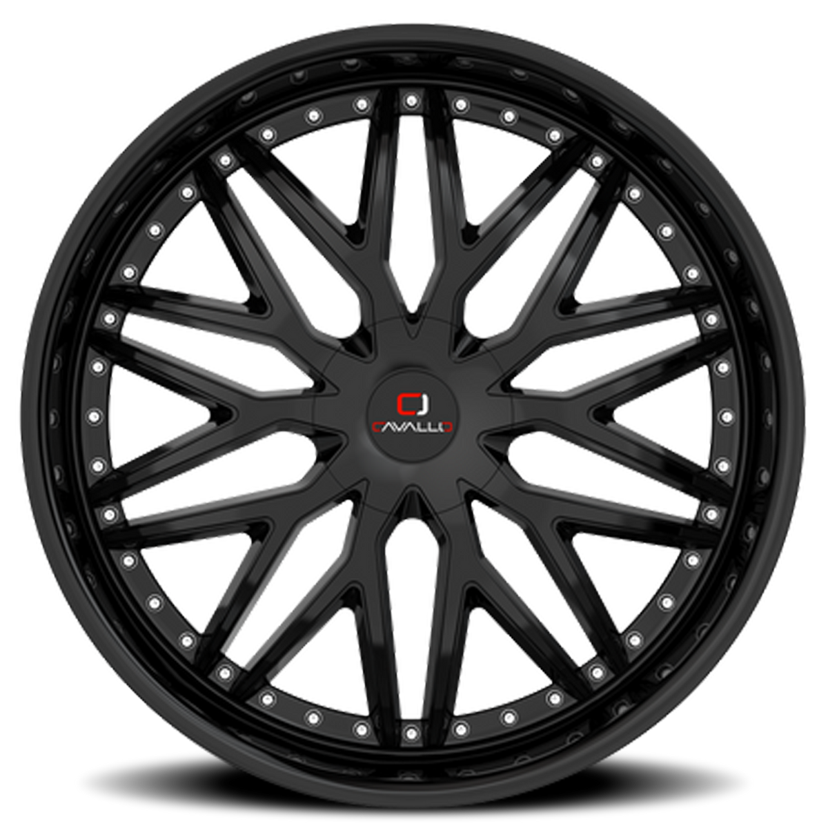 CAVALLO CLV-46 22X9.5 15 5X115/5X120 GLOSS BLACK