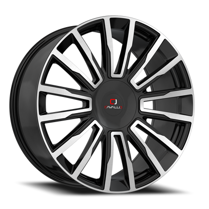 CAVALLO CLV-47 20X8.5 25 6X135/6X139.7 GLOSS BLACK & MACHINED