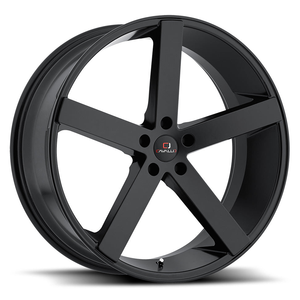 CAVALLO CLV-5 24X9 15 BLANK GLOSS BLACK