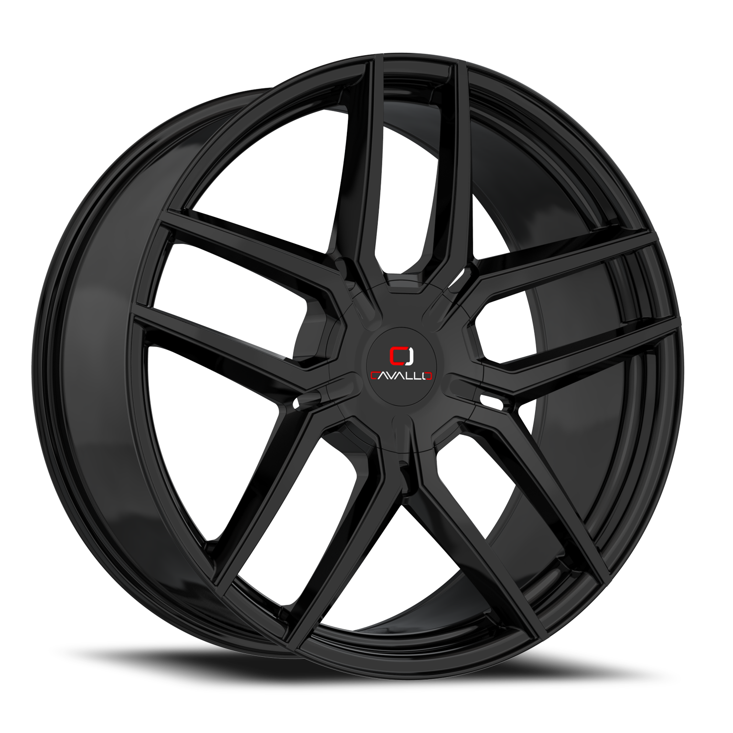 CAVALLO CLV-55 18X8 35 5X112/5X114.3 GLOSS BLACK