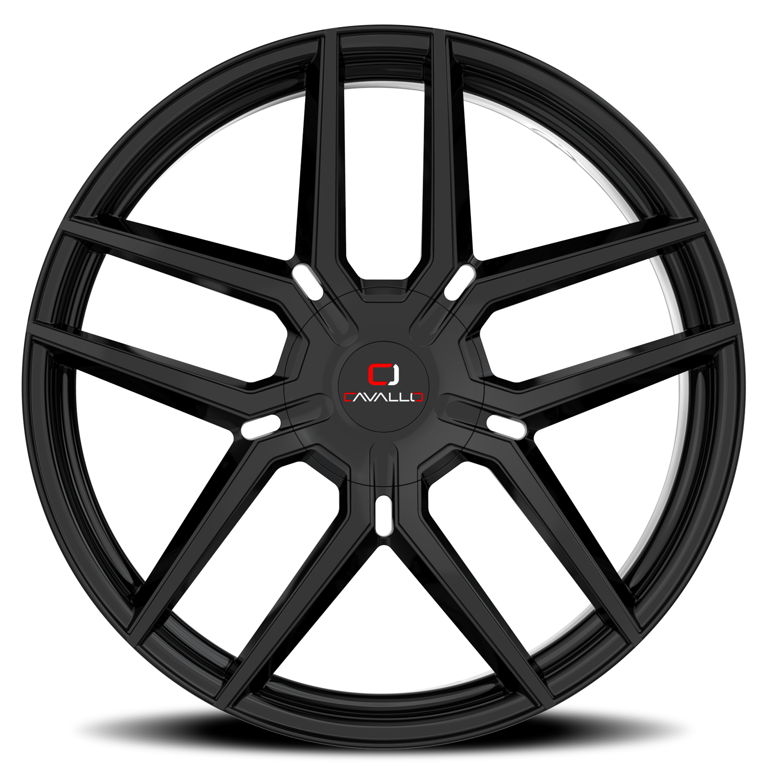 CAVALLO CLV-55 18X8 35 5X108/5X114.3 GLOSS BLACK