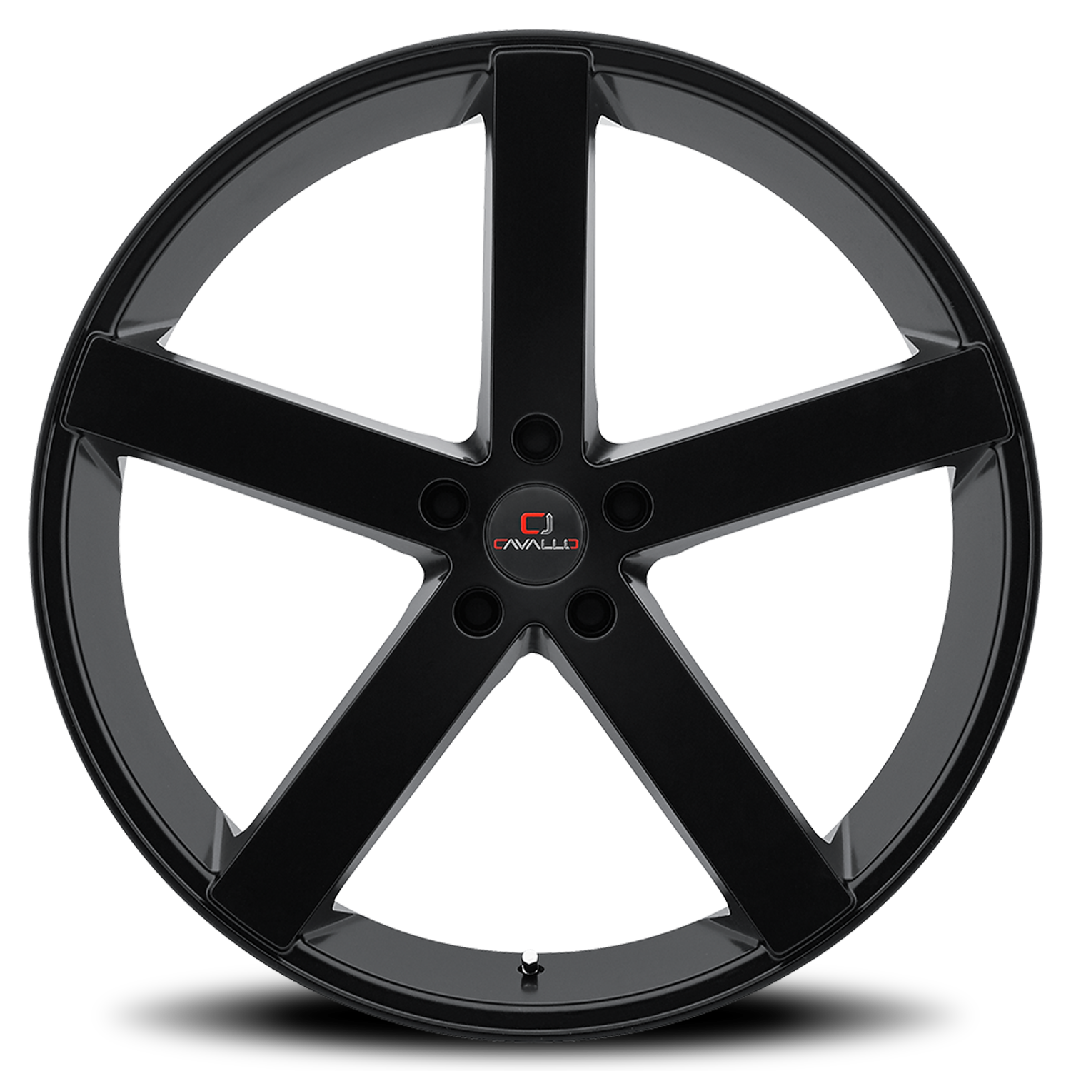 CAVALLO CLV-5 22X9 35 5X112 GLOSS BLACK