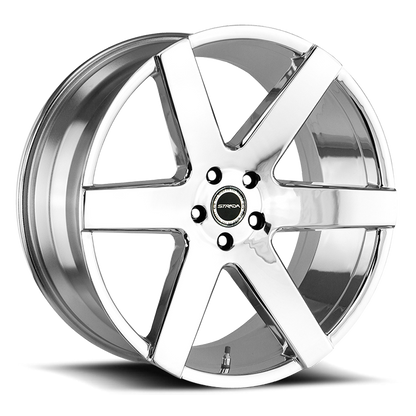 STRADA S60 CODA 24X10 24MM 6X139.7 CHROME | S60463924