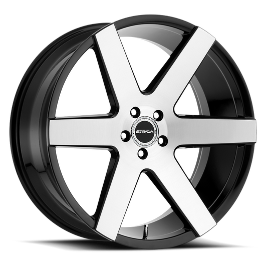 STRADA S60 CODA 20X8.5 35MM 5X114.3 GLOSS BLACK MACHINED | S60051435GBM