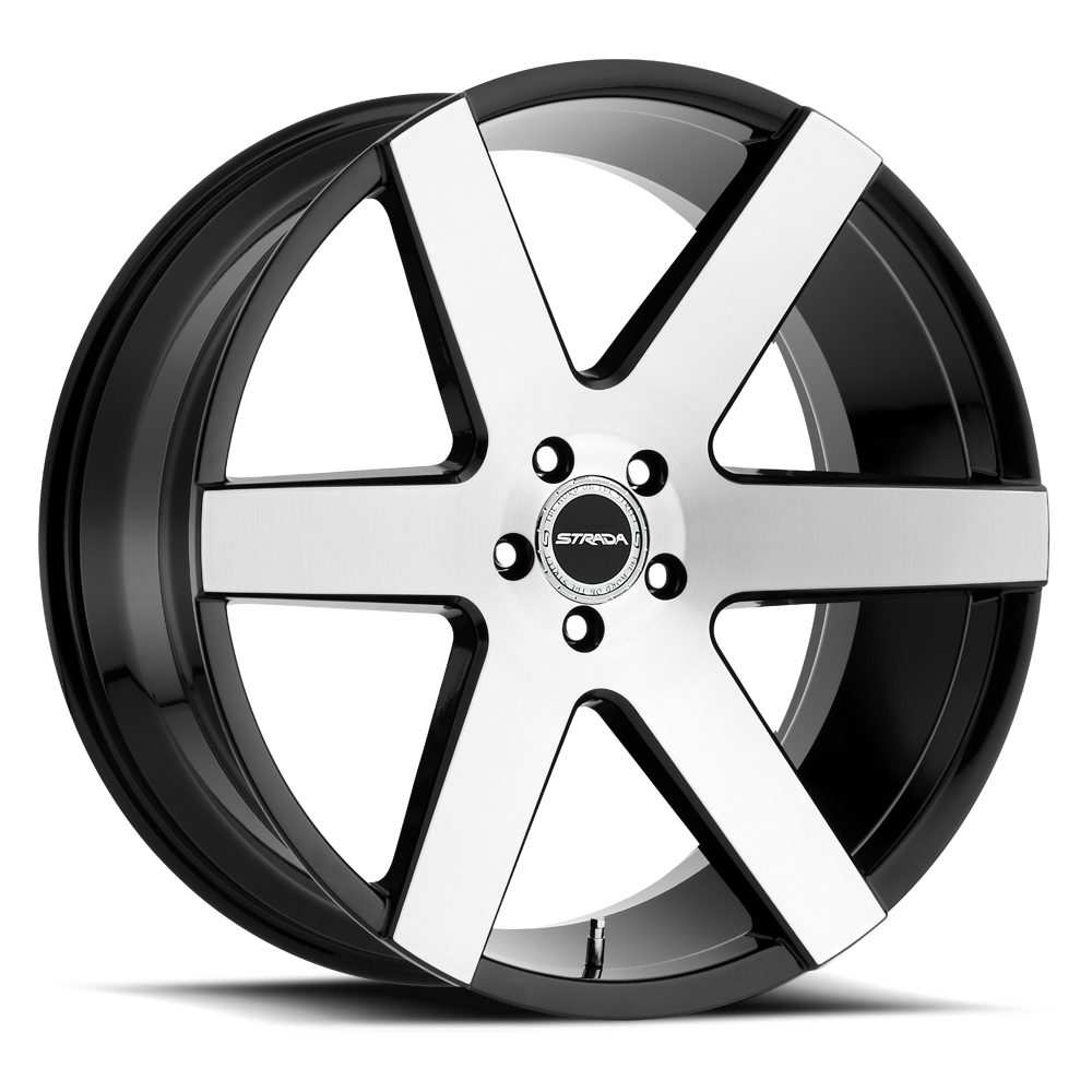 STRADA S60 CODA 20X8.5 35MM 6X120 GLOSS BLACK MACHINED | S60062035GBM