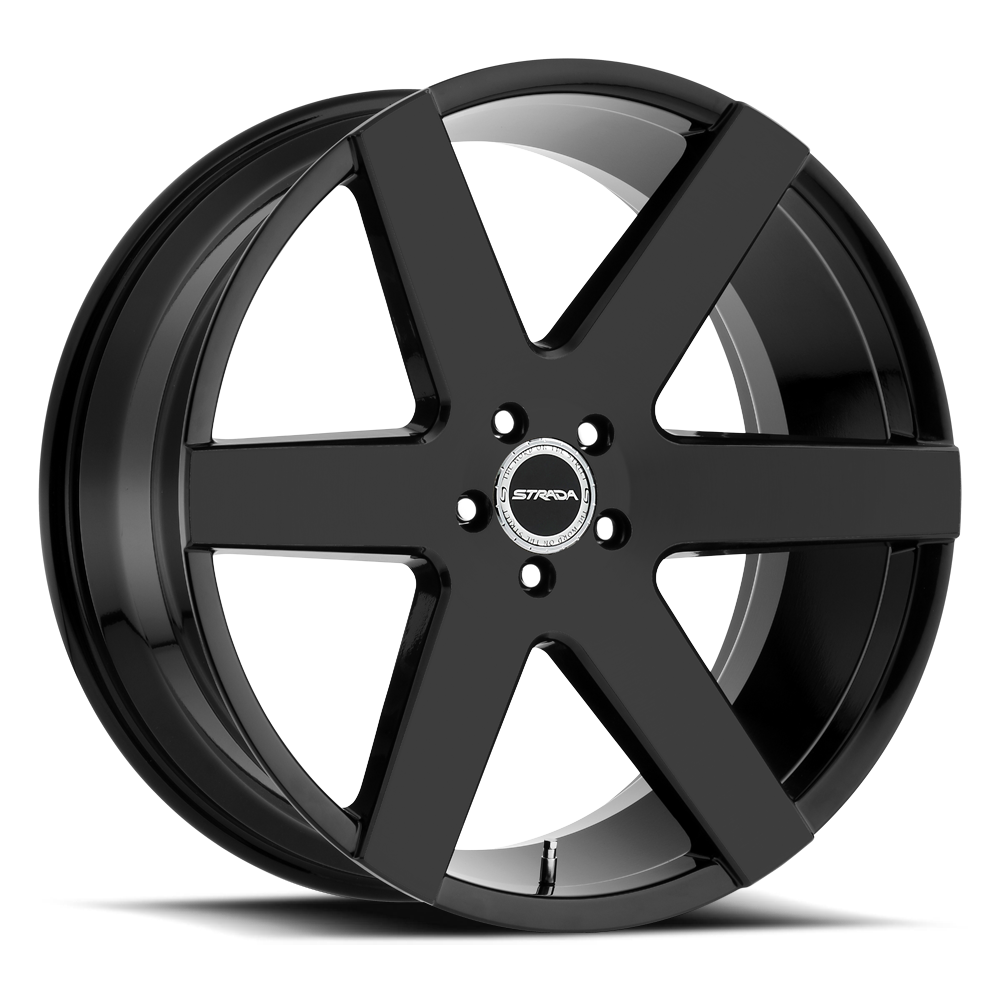 STRADA S60 CODA 22X9.5 24MM 6X139.7 ALL GLOSS BLACK | S60263924GB