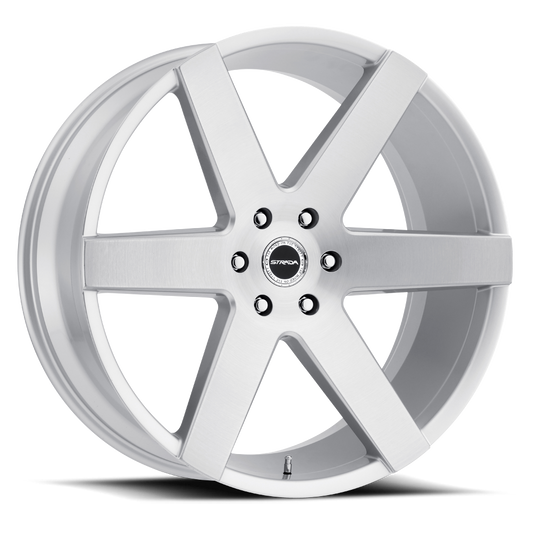 STRADA S60 CODA 20X8.5 20MM 6X139.7 BRUSHED FACE SILVER | S60063920BFS