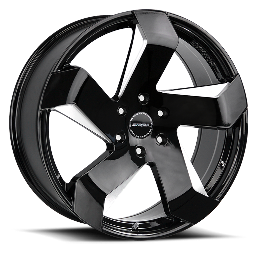 STRADA S65 COLTELLO 22X9 35MM 5X112 GLOSS BLACK MILLED | S65251235GBML