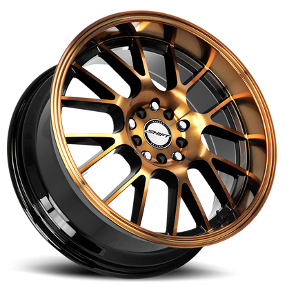 SHIFT H28 CRANK 18X8.5 30MM 5X114.3/5X120 BLACK MACHINED BRONZE | H28850130BMBZ