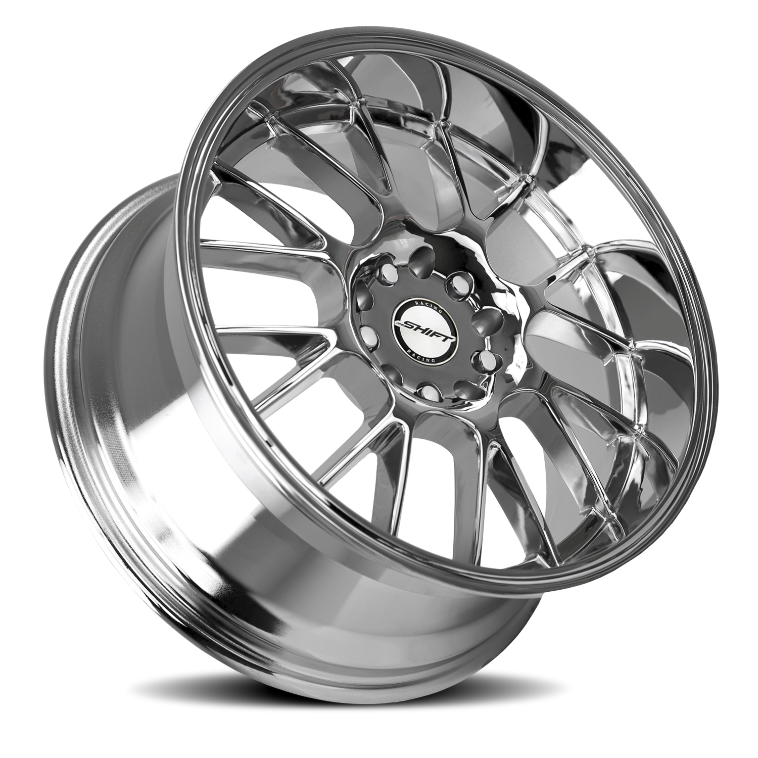 SHIFT H28 CRANK 17X7.5 30MM 5X100/5X114.3 CHROME | H28750030C