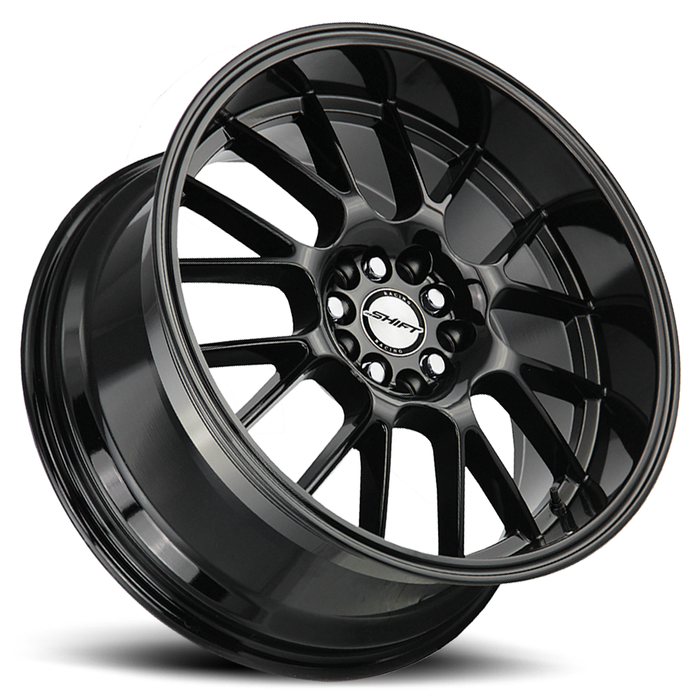 SHIFT H28 CRANK 18X8.5 30MM 5X114.3/5X120 ALL GLOSS BLACK | H28850130GB