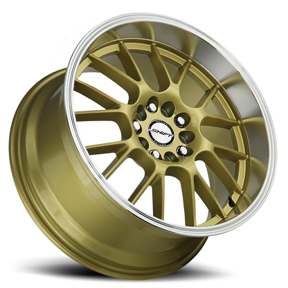 SHIFT H28 CRANK 17X7.5 30MM 4X100/4X114.3 GOLD POLISHED LIP | H28740030GP