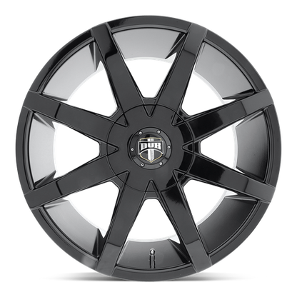 DUB 1PC S110 PUSH 20X8.5 35 6X120/6X132/6X120/132 GLOSS BLACK