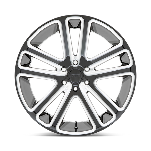 DUB 1PC S255 FLEX 22X9.5 25 6X139.7/6X5.5 Gloss Black Milled