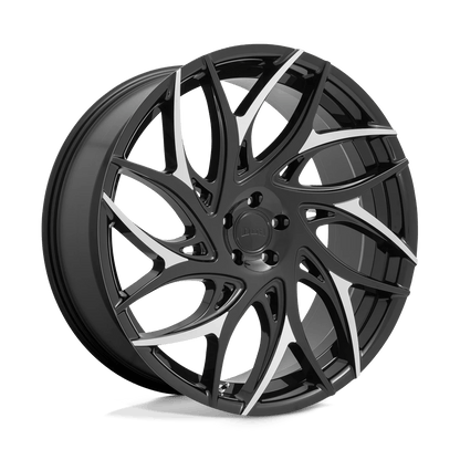 DUB 1PC S259 G.O.A.T. 26X10 10 5X127/5X5.0 Gloss Black With Machined Spokes