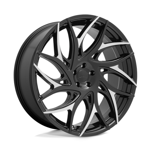 DUB 1PC S259 G.O.A.T. 26X10 10 5X127/5X5.0 Gloss Black With Machined Spokes