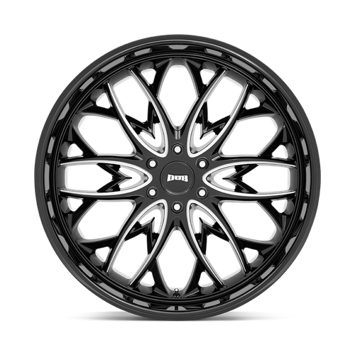 DUB 1PC S263 OG 22X9.5 30 6X135/6X5.3 Gloss Black Milled