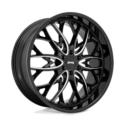 DUB 1PC S263 OG 22X9.5 25 6X139.7/6X5.5 Gloss Black Milled