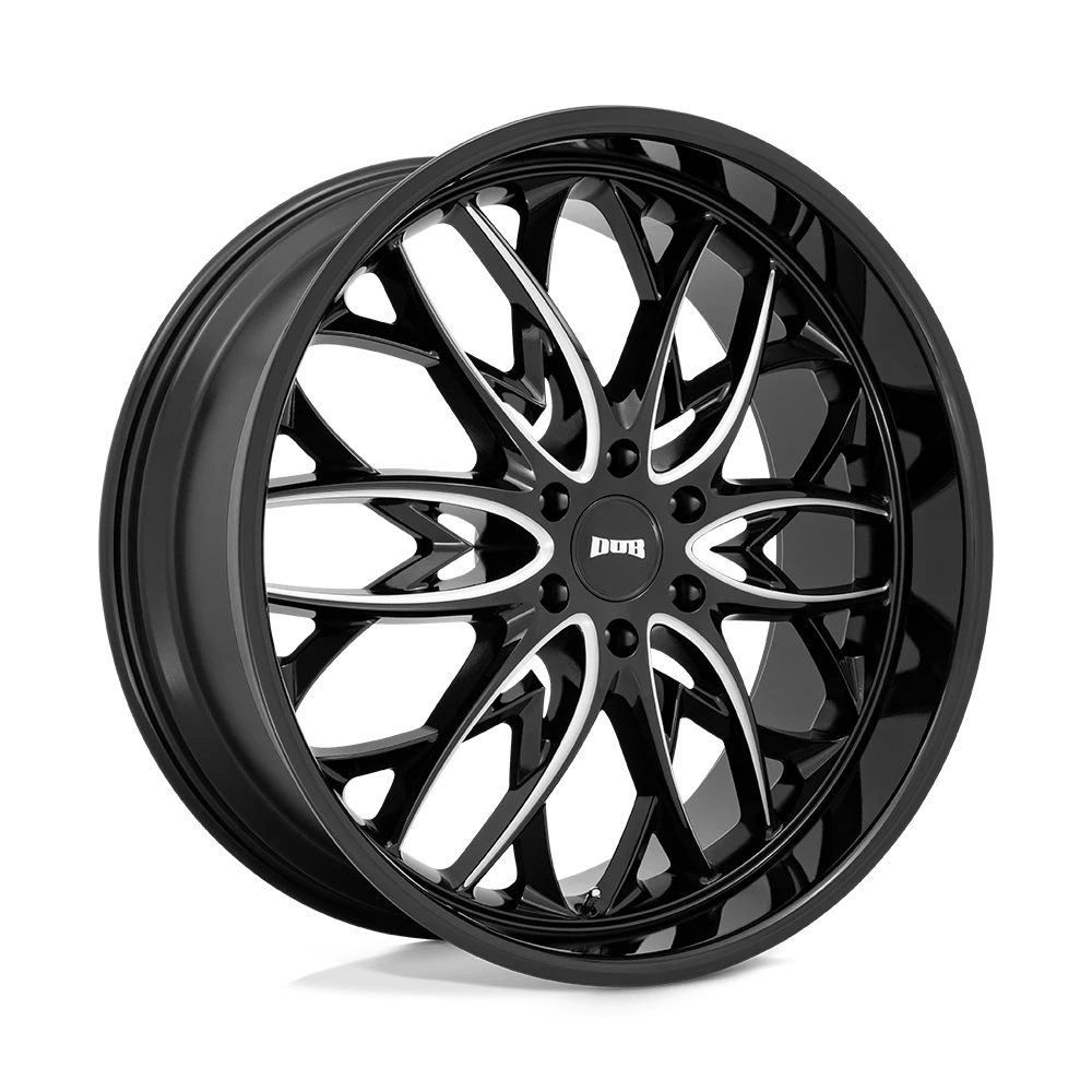 DUB 1PC S263 OG 24X10 30 6X135/6X5.3 Gloss Black Milled