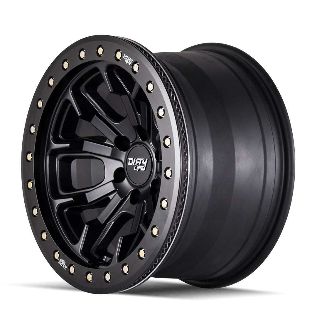 DIRTY LIFE DT-1 9303 17X9 -38 5x139.7 MATTE BLACK W/SIMULATED RING
