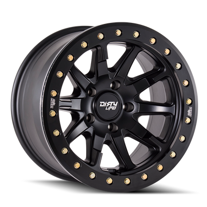 DIRTY LIFE DT-2 9304 20X9 12 5x139.7 MATTE BLACK W/SIMULATED RING