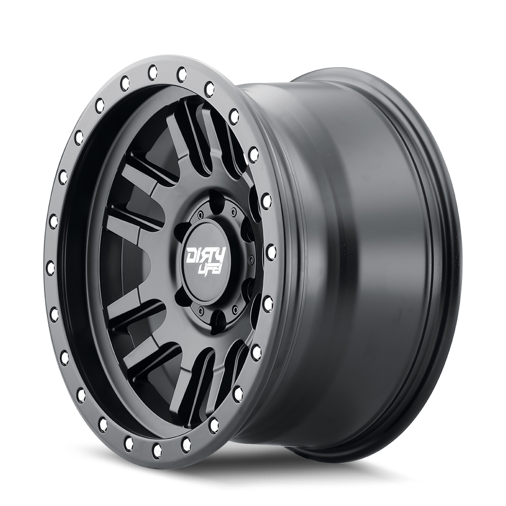 DIRTY LIFE CANYON PRO 9309 17X9 0 6x135 MATTE BLACK W/SIMULATED RING