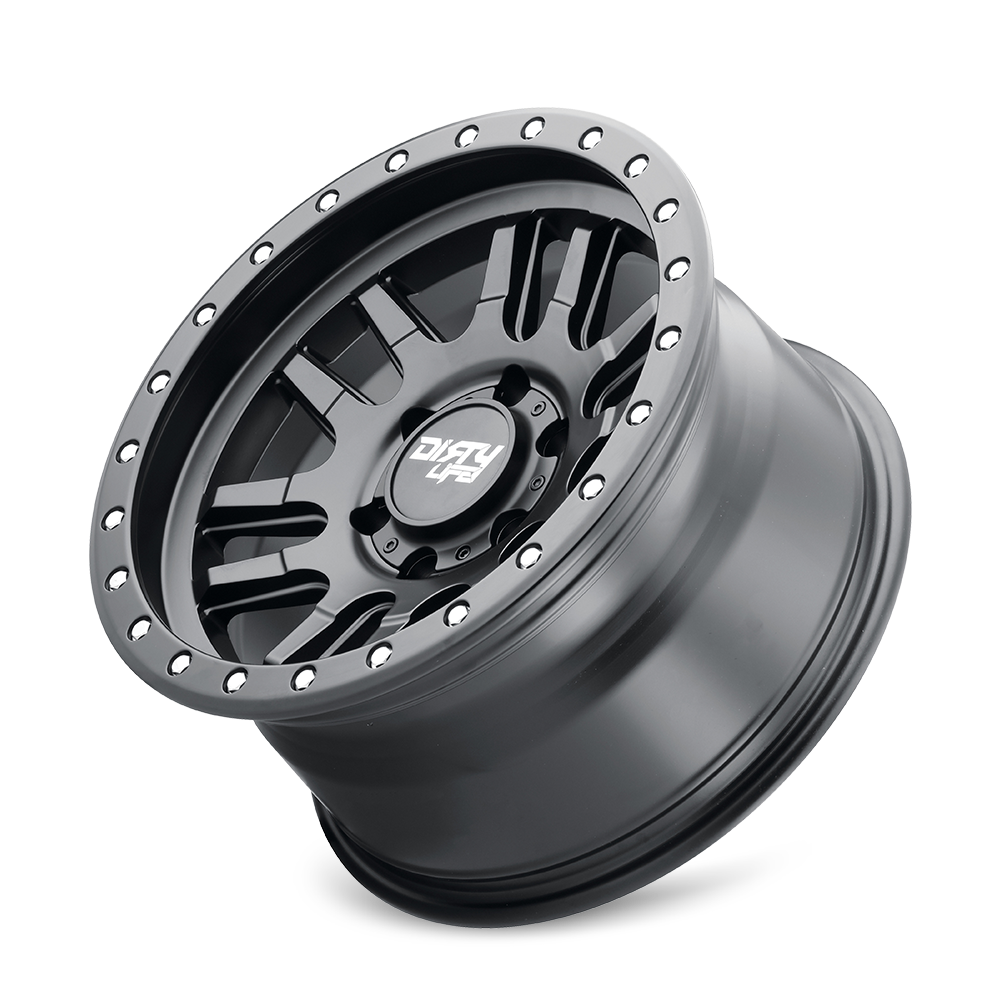 DIRTY LIFE CANYON PRO 9309 17X9 -12 6x139.7 MATTE BLACK W/SIMULATED RING