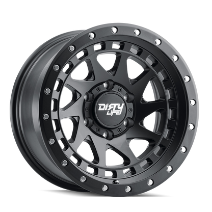 DIRTY LIFE ENIGMA PRO 9311 17X9 -12 5x127 MATTE BLACK W/SIMULATED RING