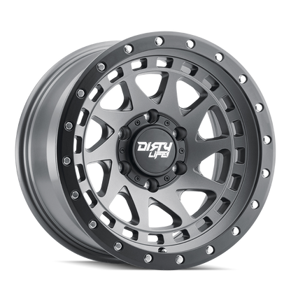 DIRTY LIFE ENIGMA PRO 9311 17X9 -38 5x127 SATIN GRAPHITE W/SIMULATED RING