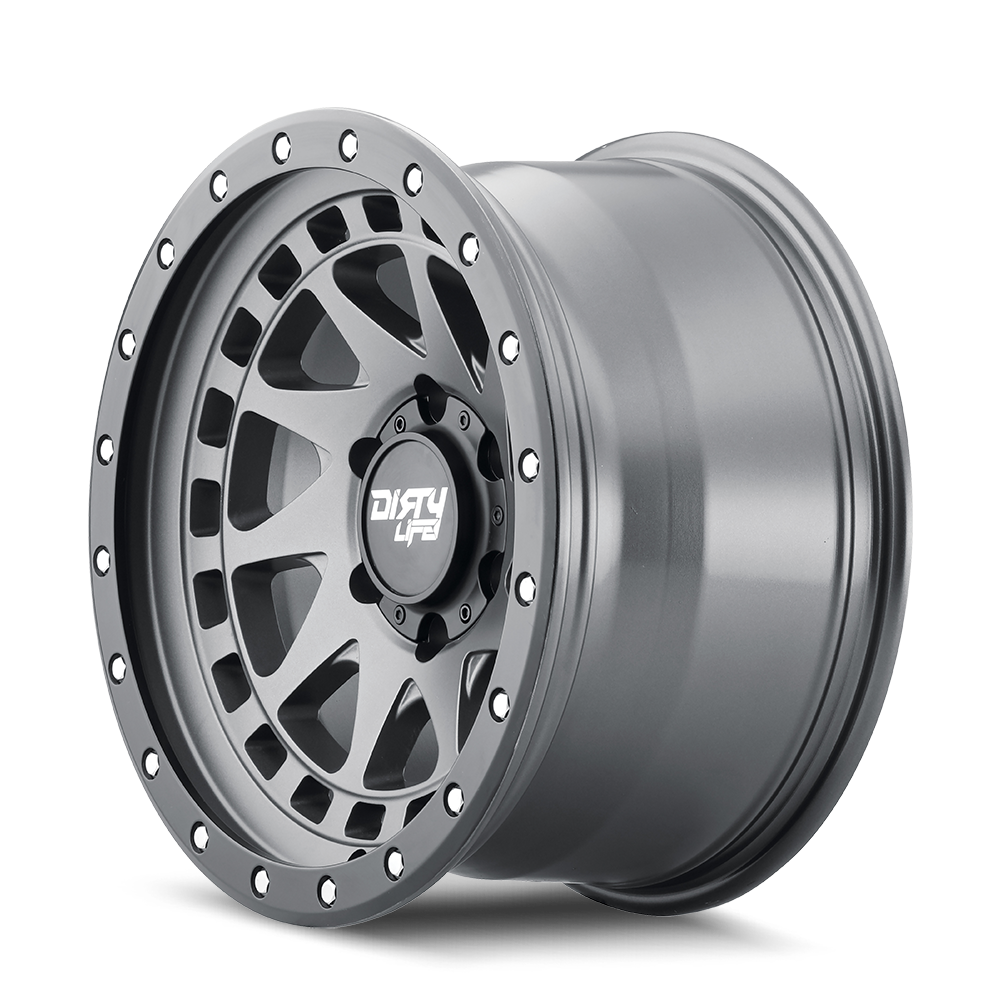 DIRTY LIFE ENIGMA PRO 9311 17X9 -12 5x127 SATIN GRAPHITE W/SIMULATED RING