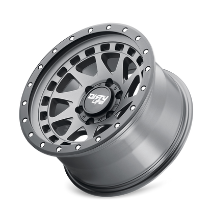 DIRTY LIFE ENIGMA PRO 9311 17X9 -12 6x139.7 SATIN GRAPHITE W/SIMULATED RING