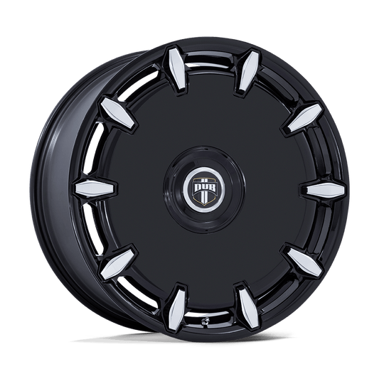 DUB 1PC DC271 CHEEF 24X9 15 BLANK GLOSS BLACK MILLED