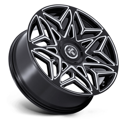 DUB 1PC DC274 ANOMALY 24X9 15 5X115/5X120 GLOSS BLACK MILLED