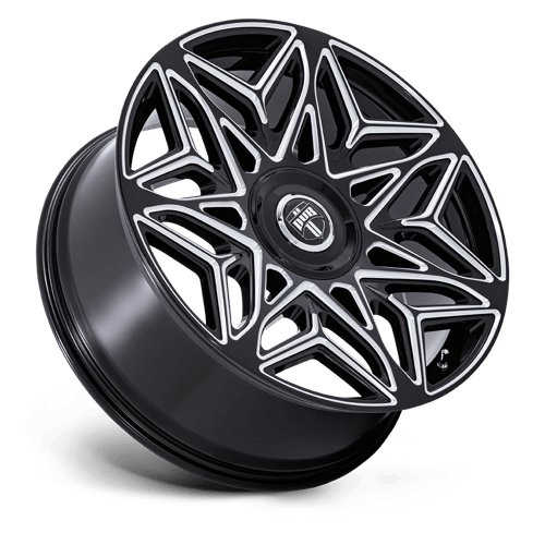 DUB 1PC DC274 ANOMALY 24X10 15 5X115/5X120 GLOSS BLACK MILLED